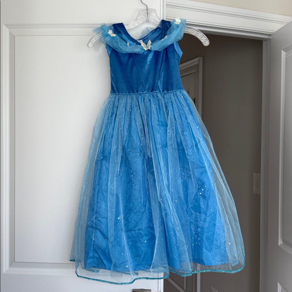 NWOT Little Adventures Blue Princess Dress